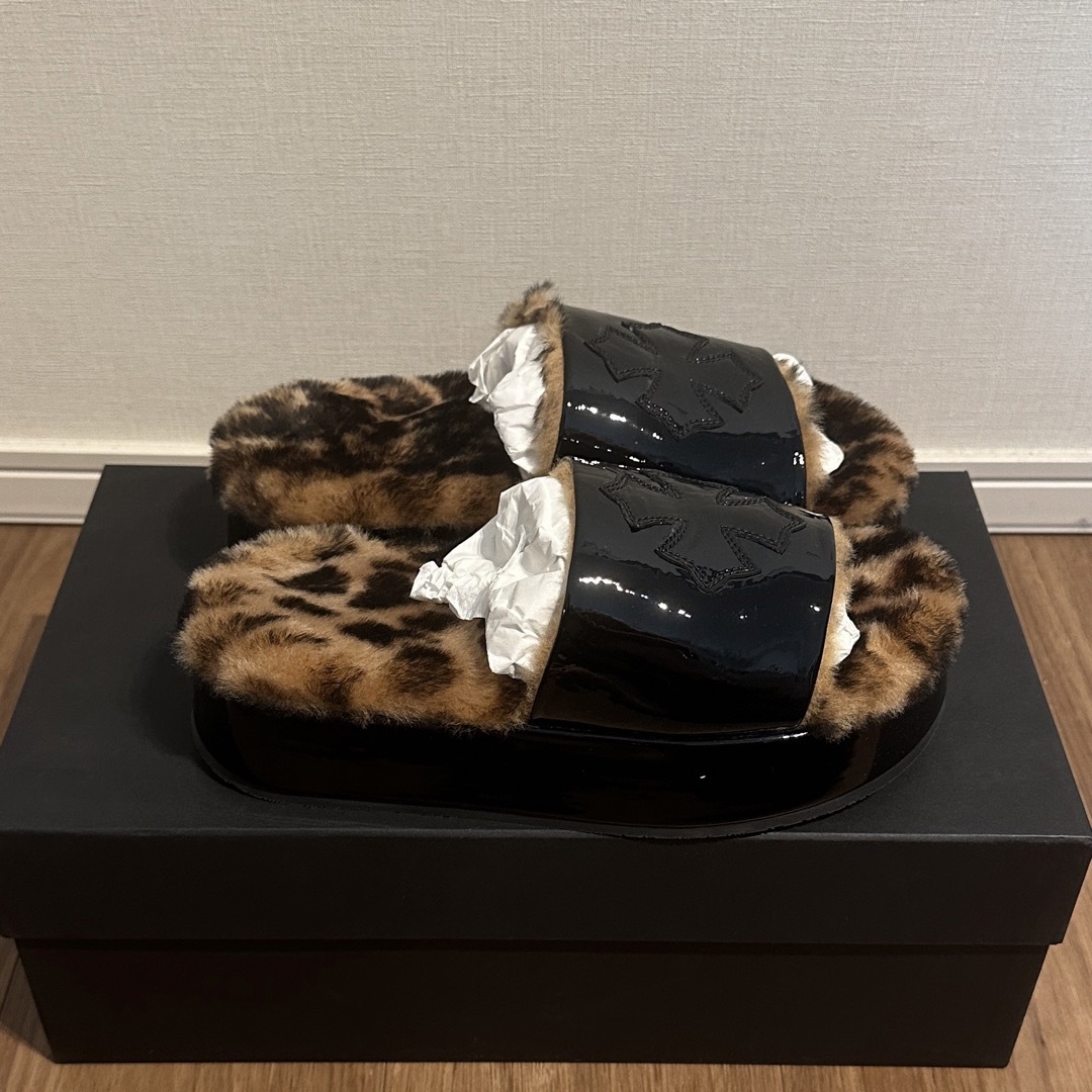 Chrome Hearts クロムハーツ オンライン限定サンダル　leopard