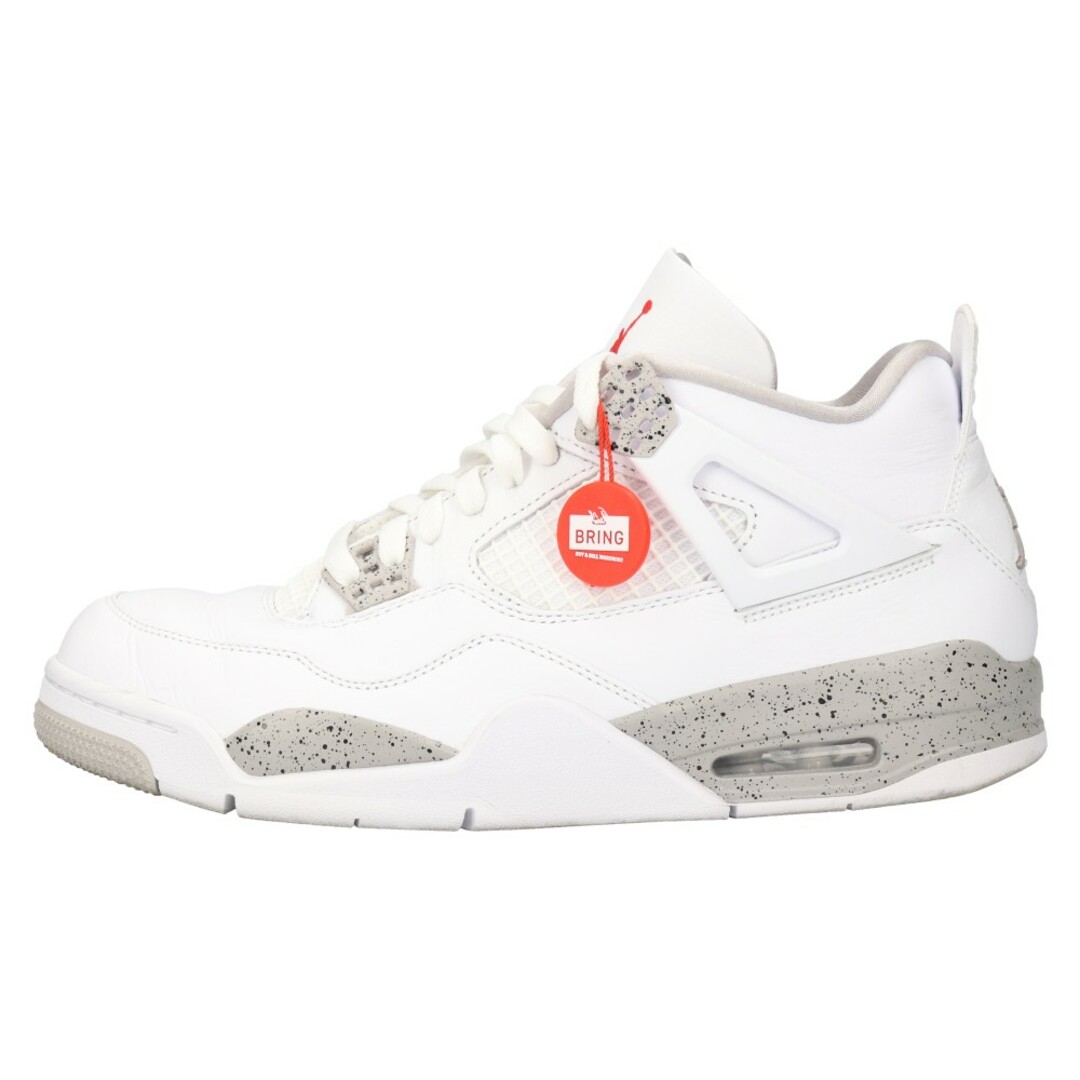 NIKE ナイキ AIR JORDAN 4 RETRO TECH WHITE CT8527‐100 エアジョーダン 4 テックホワイト ミッドカットスニーカー US10.5/28.5cm ホワイト