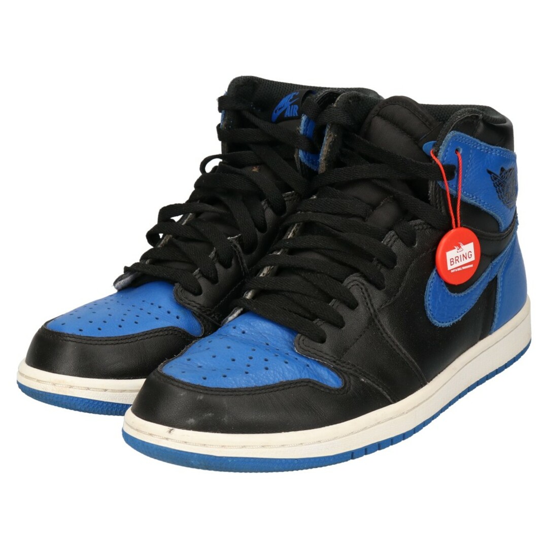 NIKE ナイキ AIR JORDAN 1 RETRO HIGH OG ROYAL エアジョーダン1 レトロ ハイ オリジナル ロイヤル ハイカットスニーカー ブルー/ブラック US8/26cm 555088-007 NIKE エアジョーダン1 レトロ OG Royal Toe 26cm