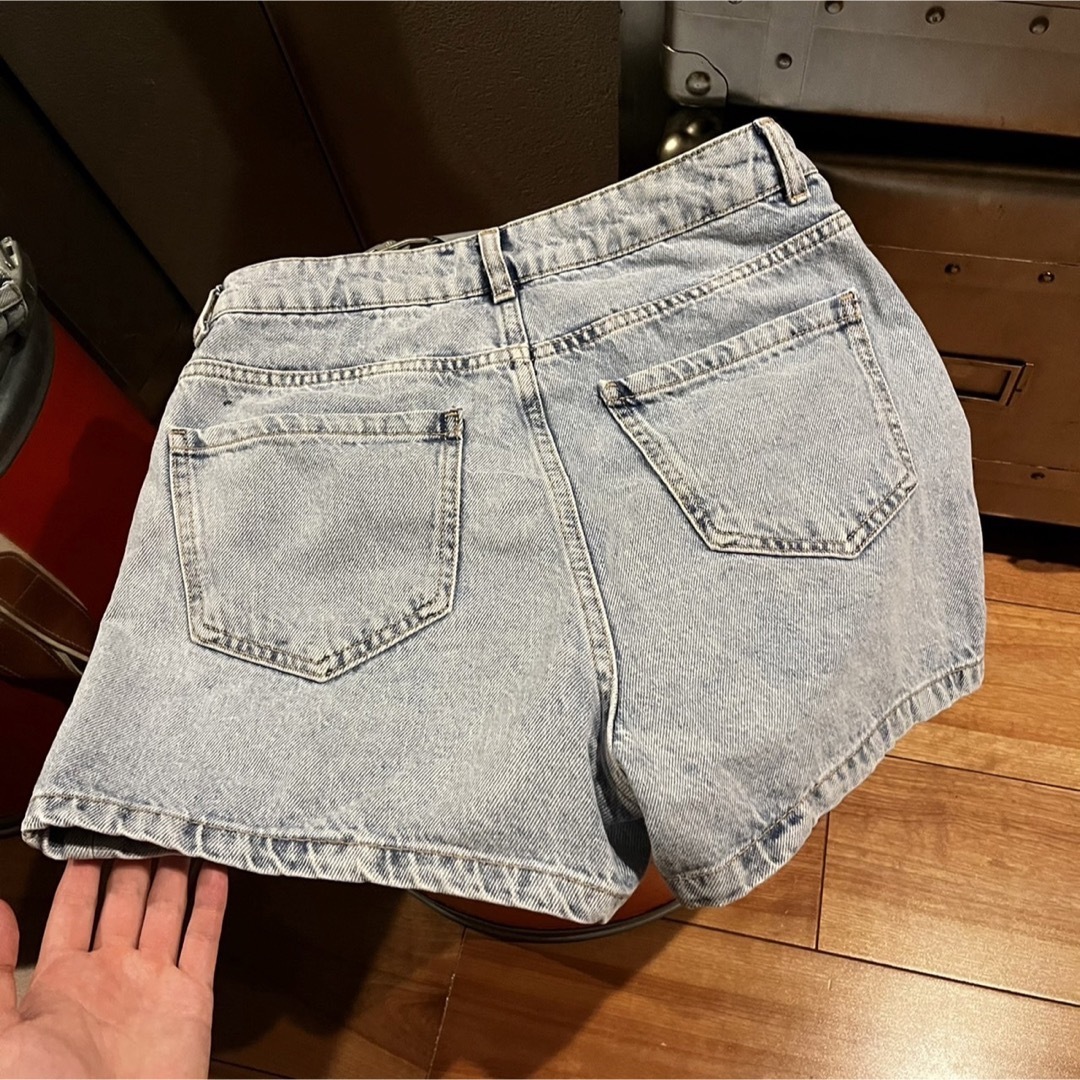 SLY(スライ)のZARA キャロットスカート　ミニ　デニム　スカート　2 レディースのスカート(ミニスカート)の商品写真