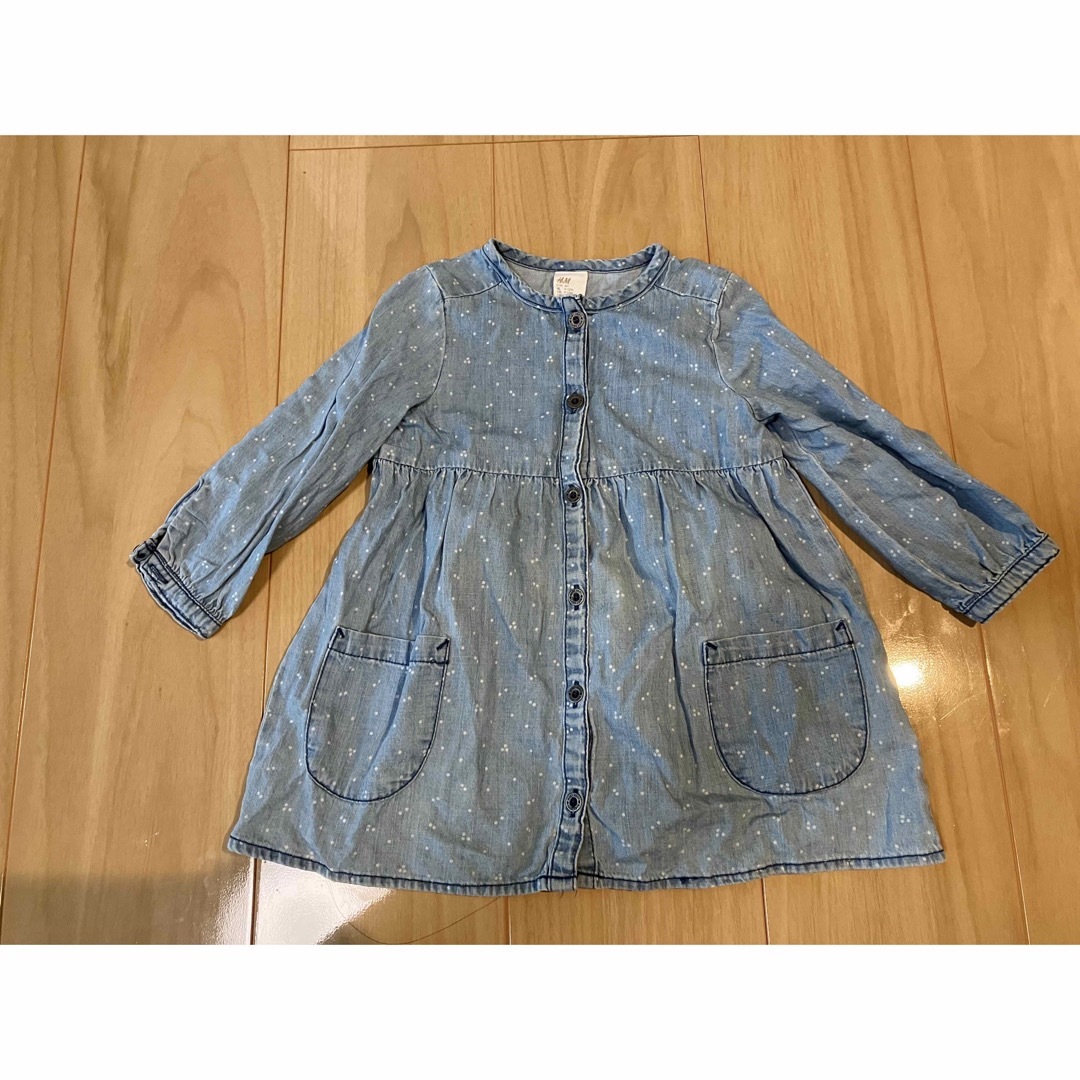 motherways(マザウェイズ)のワンピース　80cm   3枚セット キッズ/ベビー/マタニティのベビー服(~85cm)(ワンピース)の商品写真