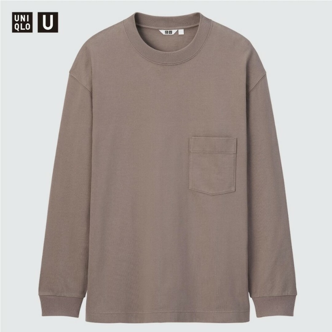 UNIQLO(ユニクロ)のユニクロ　メンズ　クルーネックT（長袖）Lサイズ メンズのトップス(Tシャツ/カットソー(七分/長袖))の商品写真