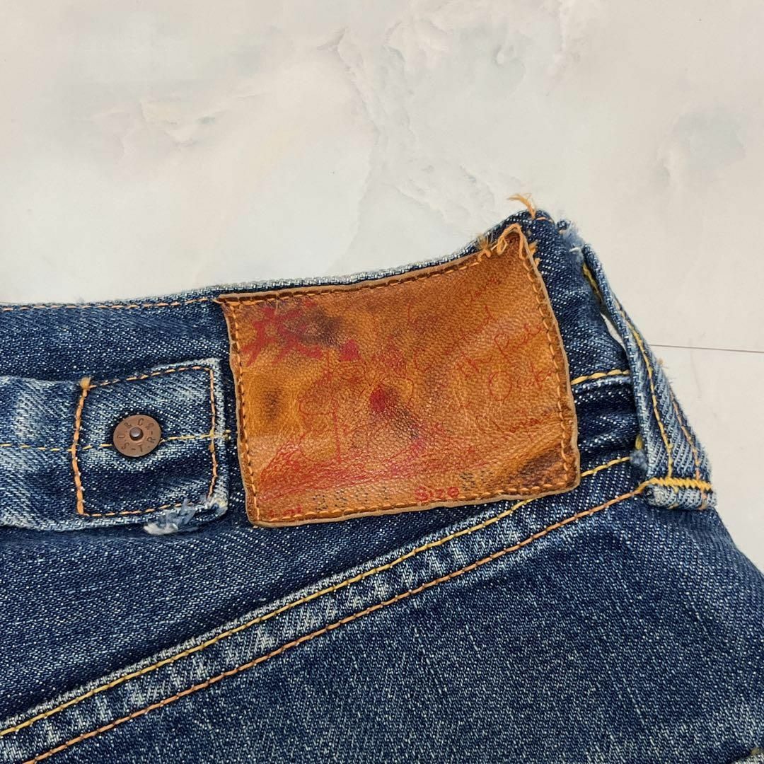 取り扱う公式 90s 初期 EVISU エヴィス デニム ジーンズ カモメ 赤耳
