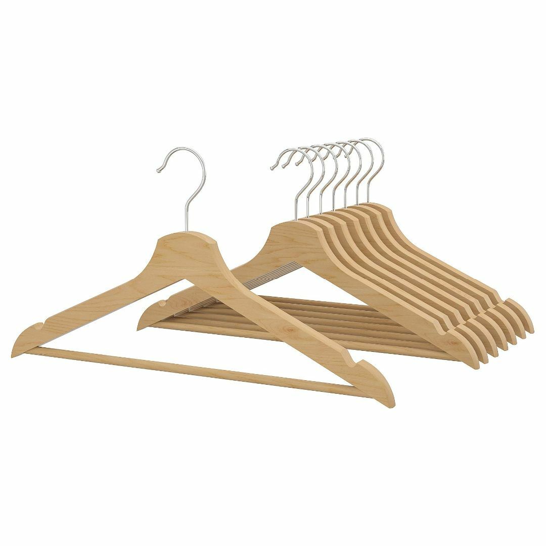 IKEA(イケア) BUMERANG/ブメラング 木製無垢材洋服ハンガー 肩部分