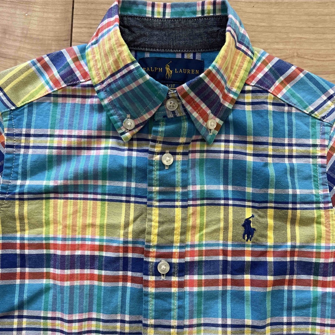 Ralph Lauren(ラルフローレン)のラルフローレン　シャツ100 キッズ/ベビー/マタニティのキッズ服男の子用(90cm~)(Tシャツ/カットソー)の商品写真