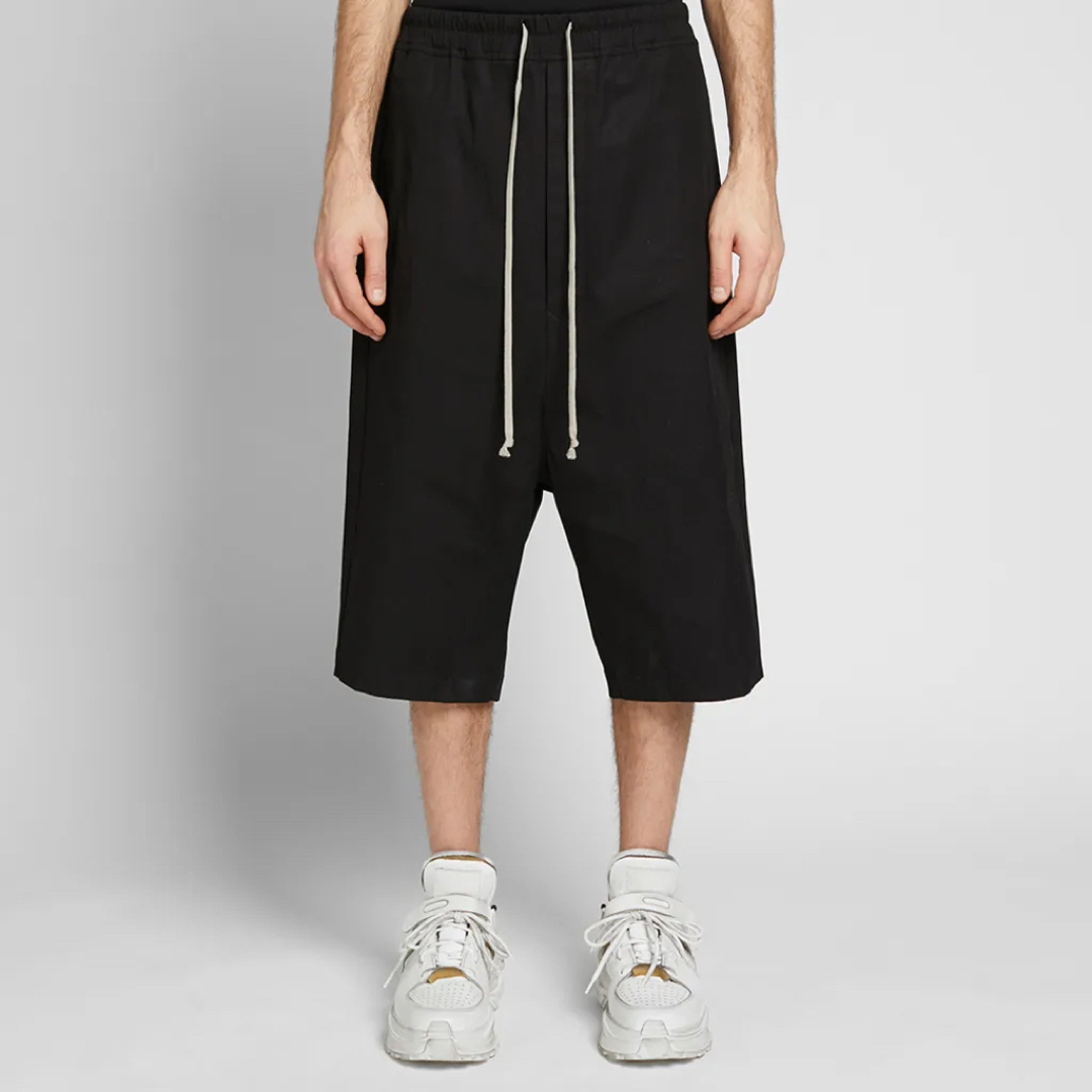 RICK OWENS KARLOFF SHORT サイズ48 ブラック - サルエルパンツ