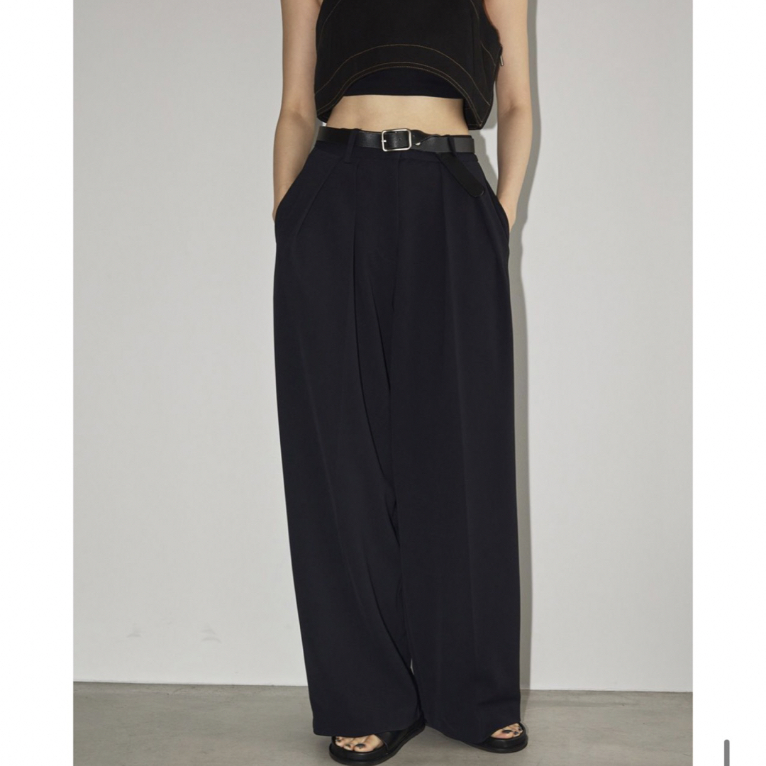 TODAYFUL - Doubletuck Twill Trousers ブラック 36の通販 by shop