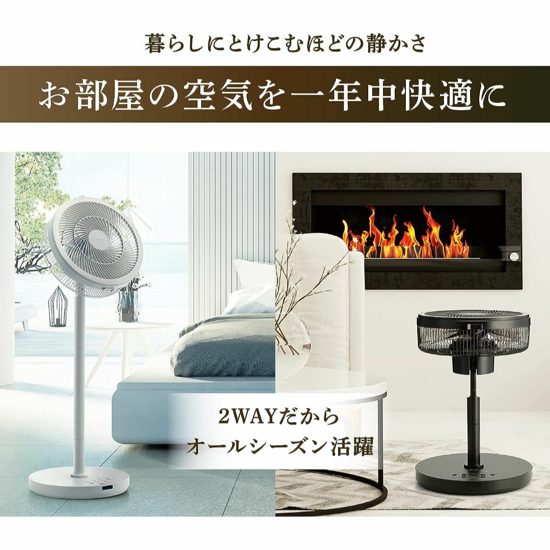 三菱電機(ミツビシデンキ)の三菱電機　扇風機　SEASONS R30J-DDA-W　ピュアホワイト スマホ/家電/カメラの冷暖房/空調(扇風機)の商品写真