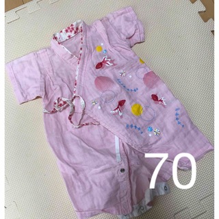 赤ちゃんの城 - 甚平ロンパース　70