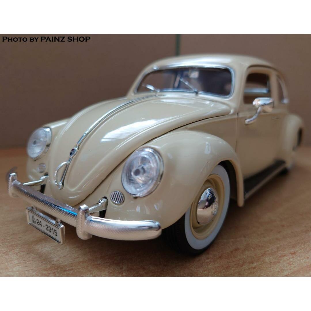 1/18フォルクスワーゲンビートル ベージュ VW BEETLE 1955