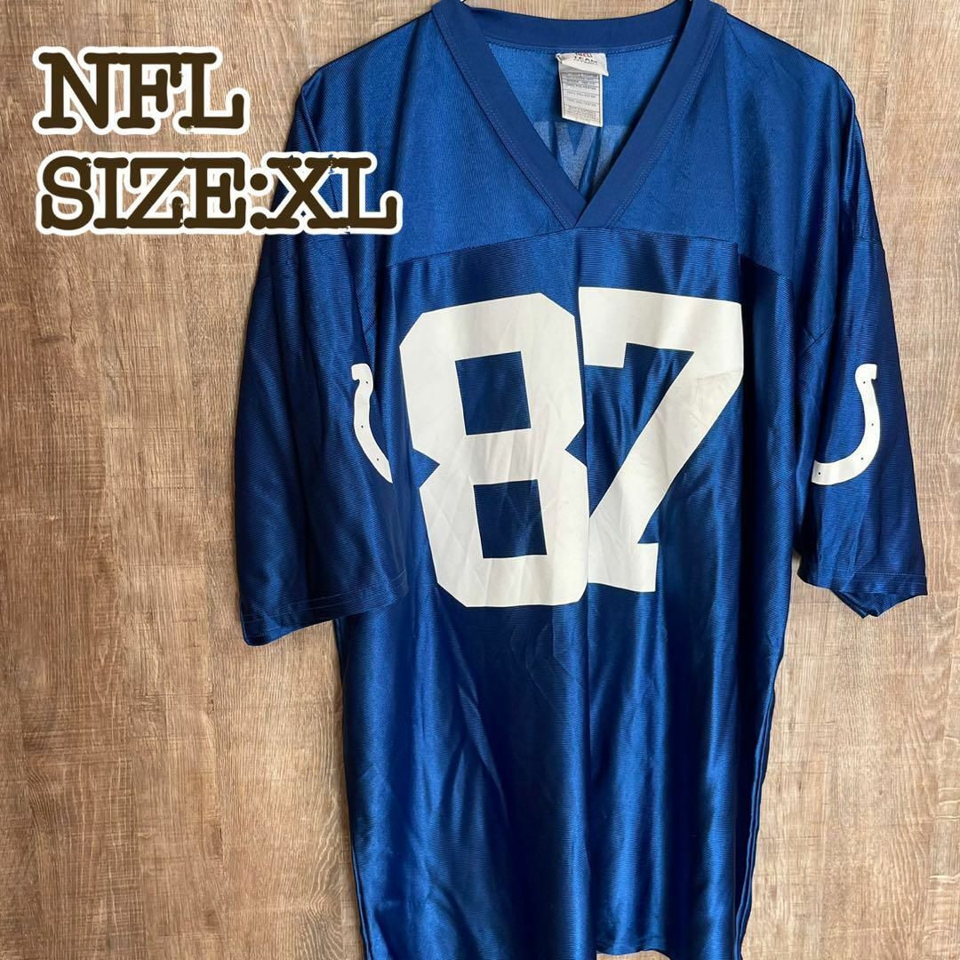 NFLインディアナ・コルツ　ゲームシャツ　ブルー　XL