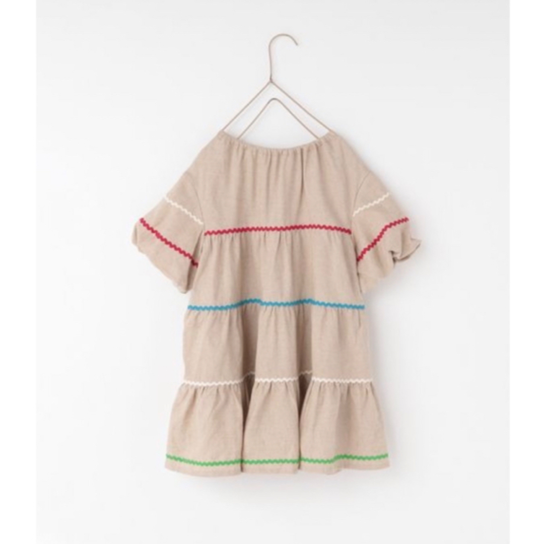 LOWRYS FARM(ローリーズファーム)のLOWRYS FARM ナミナミティアードワンピース キッズ/ベビー/マタニティのキッズ服女の子用(90cm~)(ワンピース)の商品写真