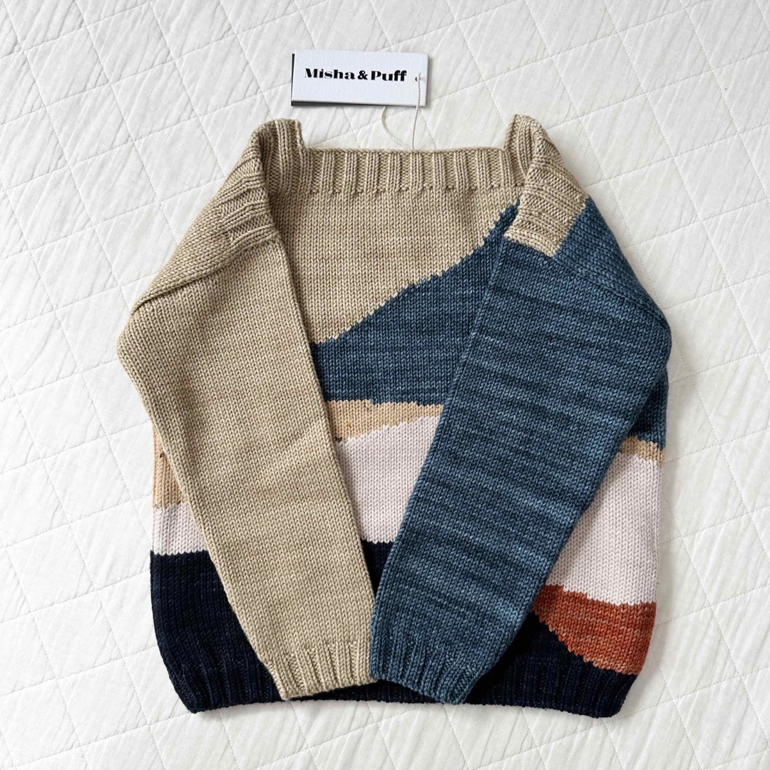 Misha & Puff - Misha&Puff Landscape Sweater blue smokeの通販 by