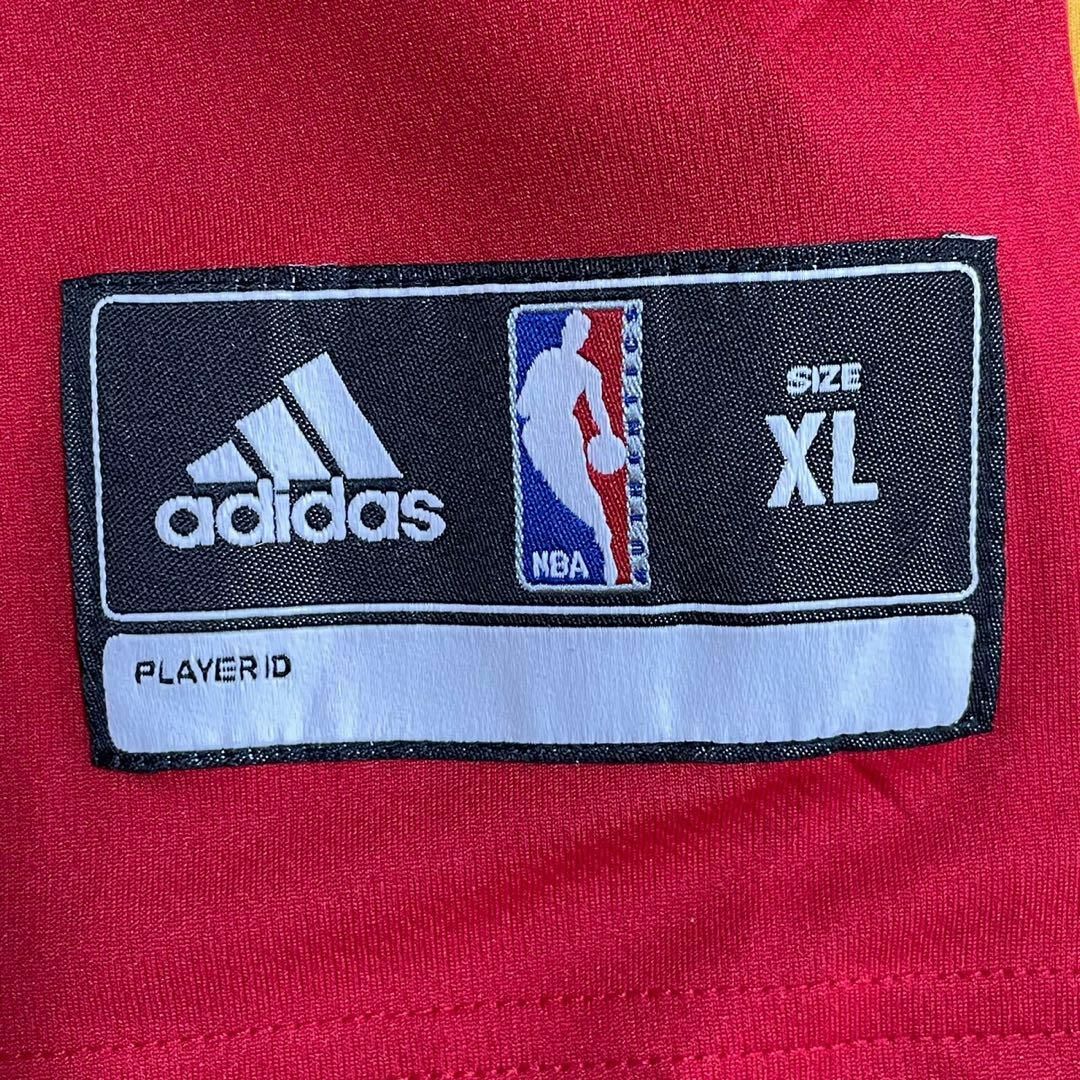 adidas アディダス　NBA ヒューストン・ロケッツ　ゲームシャツ　赤　XL 6