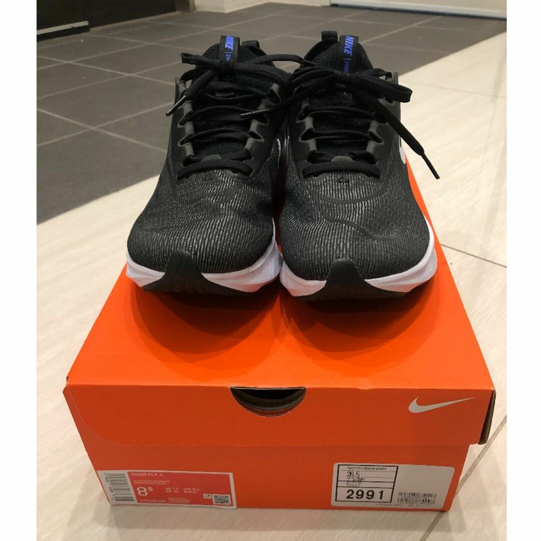 ランニングシューズ NIKE ZOOM FLY 4（26.5cm）ブラック