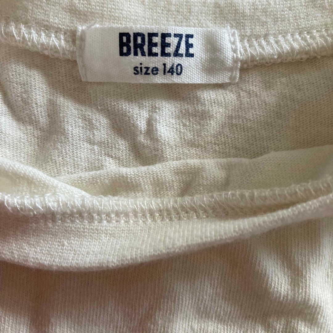 BREEZE(ブリーズ)の140 breeze 女の子 半袖 Tシャツ 重ね着風 キッズ/ベビー/マタニティのキッズ服女の子用(90cm~)(Tシャツ/カットソー)の商品写真