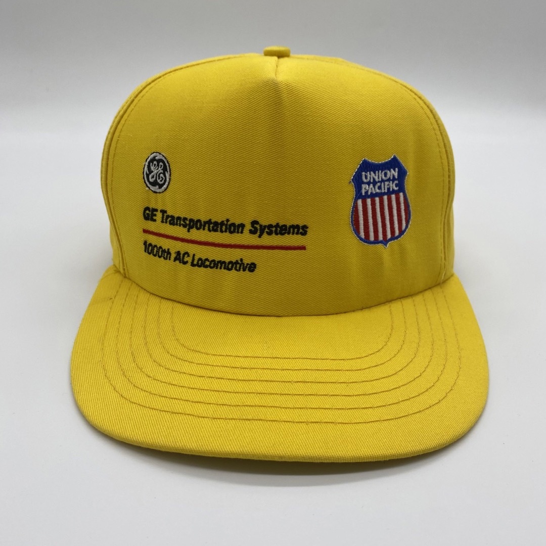 90s ヴィンテージ USA製 企業刺繍ロゴ トラッカーキャップ アメリカ