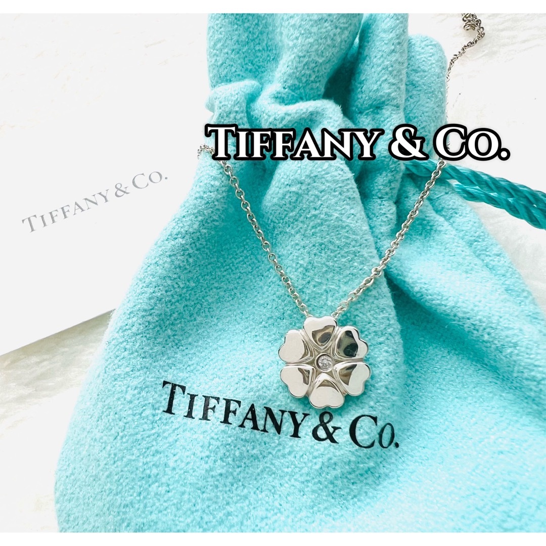 極美品　ティファニー　ネックレス　ダイヤモンド　クラウンオブハート　付属品付きTiffanyampCo