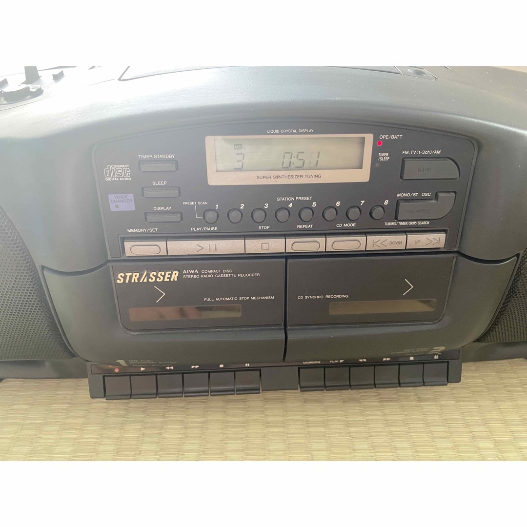aiwa - 昭和レトロAIWA CSD-SR3 オーディオCDラジカセ 希少の aiwa - 昭和レトロAIWA CSD-SR3 オーディオCDラジカセ 希少の