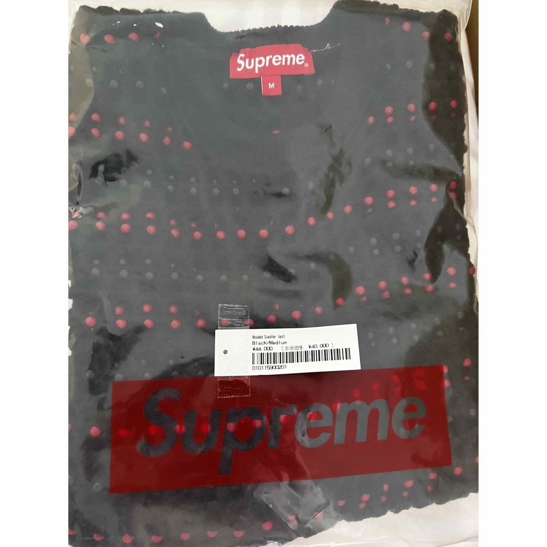 Supreme(シュプリーム)のsupreme beaded sweater vest M メンズのトップス(ニット/セーター)の商品写真