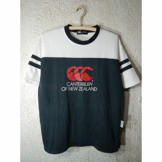 カンタベリー(CANTERBURY)のo6848　レア　カンタベリー　日本製　ビンテージ　tシャツ　切替　デザイン(Tシャツ/カットソー(半袖/袖なし))