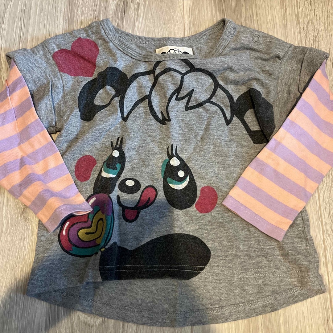 GrandGround(グラグラ)のグラグラ　長袖　ロンT キッズ/ベビー/マタニティのキッズ服女の子用(90cm~)(Tシャツ/カットソー)の商品写真