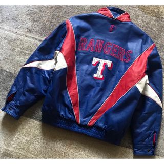 最高のデザイン 90's PRO PLAYER RANGERS レザースタジャン(スタジャン)