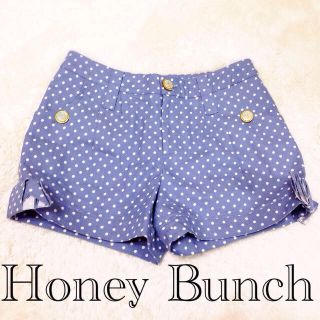 ハニーバンチ(Honey Bunch)のドット柄薔薇ボタンショーパン♥︎(ショートパンツ)