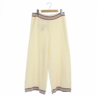 グッチ(Gucci)のグッチ ニットパンツ ワイドパンツ L アイボリー 526723 /DF ■OS(その他)