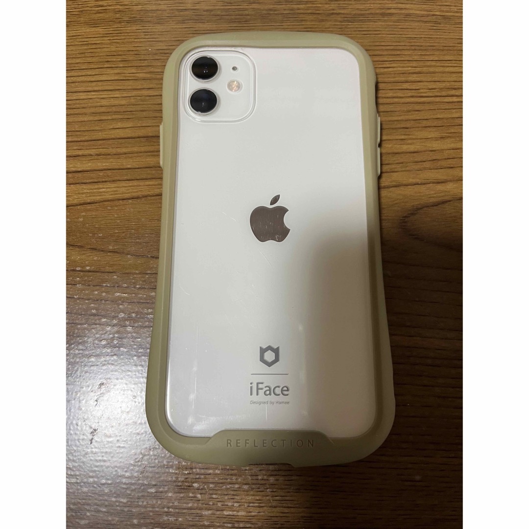 iPhone11 本体 ホワイト 64GB SIMフリー iFaceカバー付★