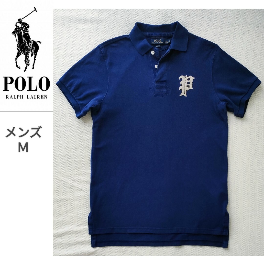 美品 ポロ POLO ラルフローレン ポロシャツ 半袖 ボーダー カスタム