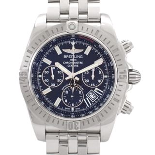 ブライトリング(BREITLING)の【保証書付】 ブライトリング クロノマット44 JSP AB011511/BF70 SS 自動巻き 腕時計 日本限定 2017年10月購入 ブラック シルバー メンズ 40802067264 【中古】【アラモード】(腕時計(アナログ))