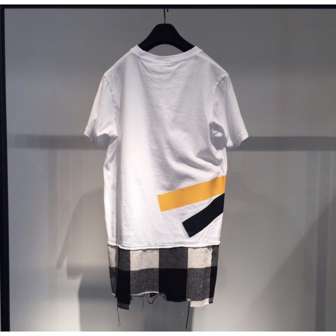 DOUBLE STANDARD CLOTHING(ダブルスタンダードクロージング)のダブルスタンダード　デザインTシャツ メンズのトップス(Tシャツ/カットソー(半袖/袖なし))の商品写真