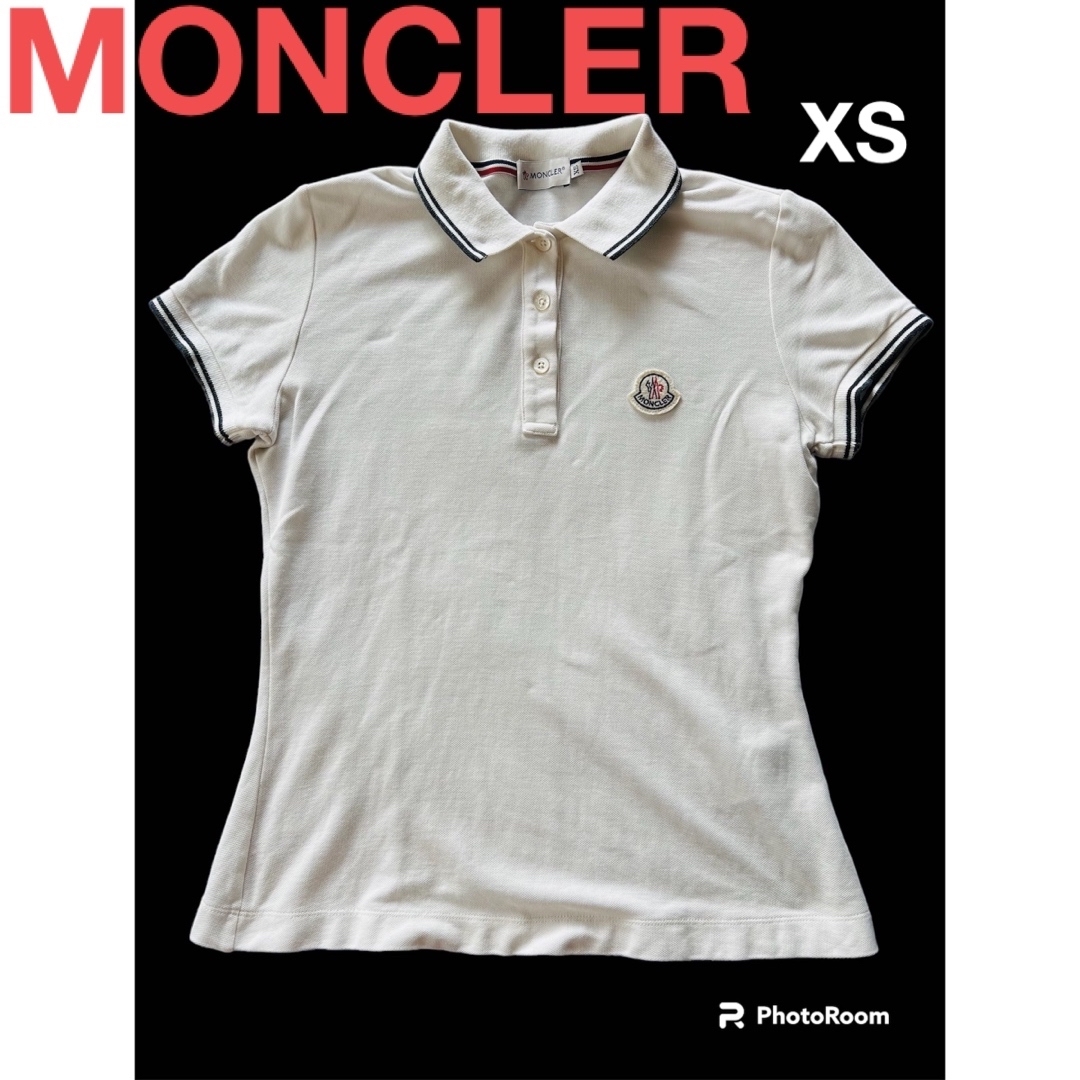 MONCLER モンクレール ポロシャツ 襟ロゴ ネイビー ワンポイント Yahoo