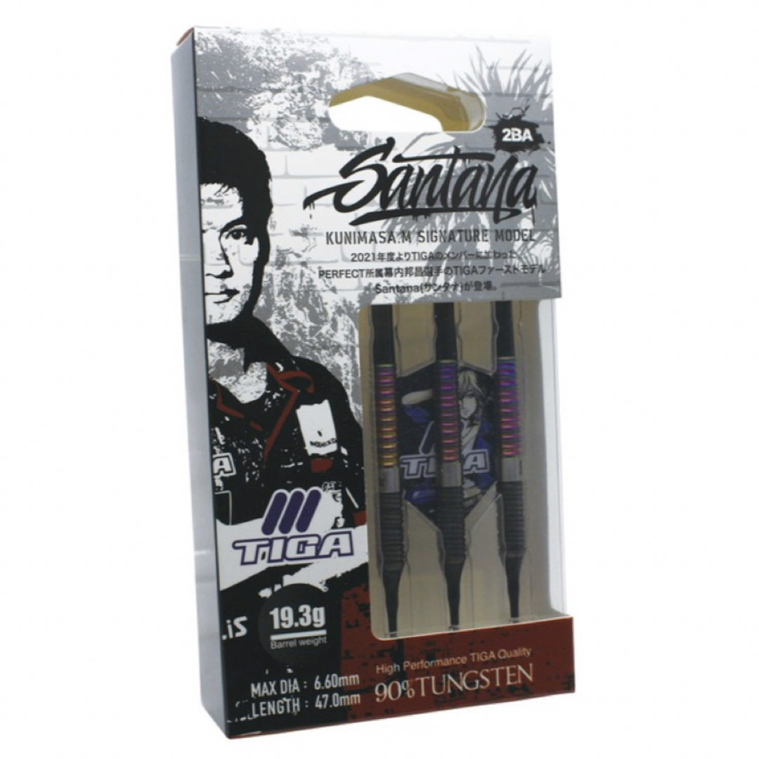 新品未使用品 ティガ サンタナ 幕内邦昌 TIGA Santana ソフトダーツの