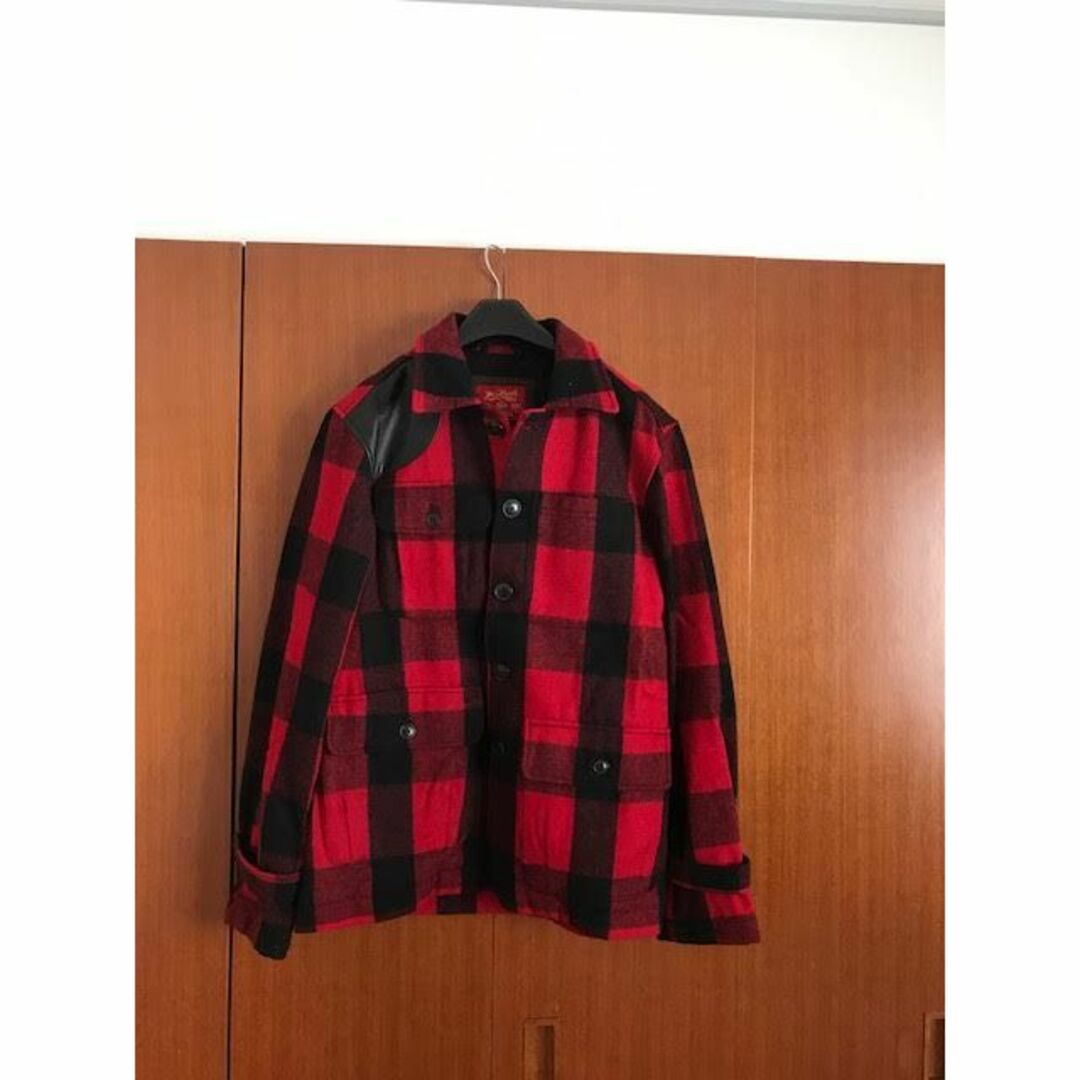 WOOLRICH エルボーパッチ バッファローチェックブルゾン | www