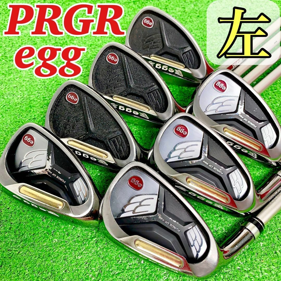 極美品　egg アイアン　7 8 9 P 4本セット　プロギア　PRGR