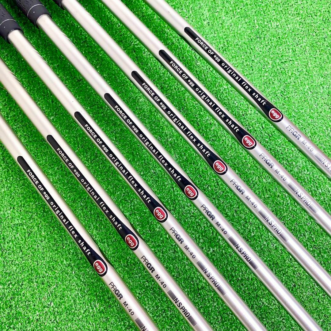 PRGR NEW egg FORGED IRON*5本set+AS