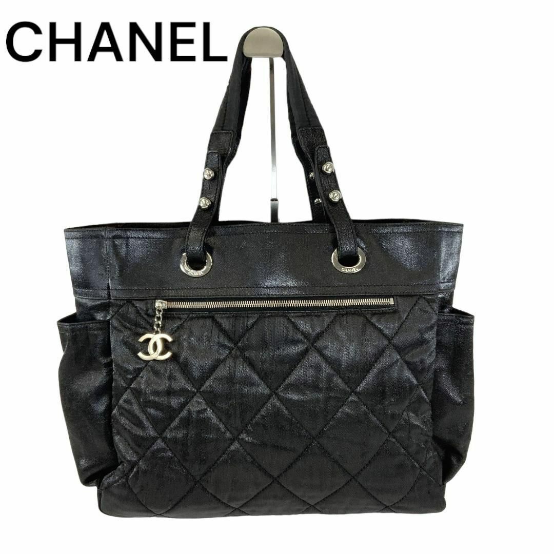 型番シャネル CHANEL パリビアリッツトートGM　ブラック