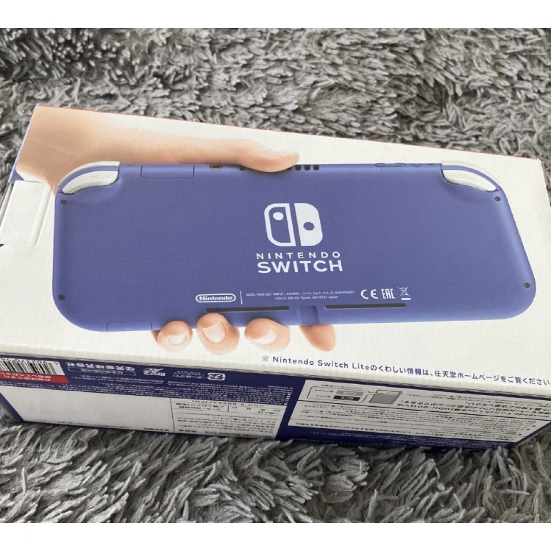 Nintendo Switch(ニンテンドースイッチ)の新品未使用 Nintendo Switch LITE ブルー 本体 スイッチ エンタメ/ホビーのゲームソフト/ゲーム機本体(携帯用ゲーム機本体)の商品写真