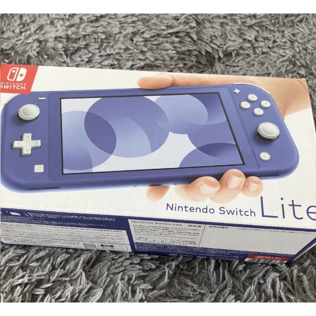 Nintendo Switch(ニンテンドースイッチ)の新品未使用 Nintendo Switch LITE ブルー 本体 スイッチ エンタメ/ホビーのゲームソフト/ゲーム機本体(携帯用ゲーム機本体)の商品写真