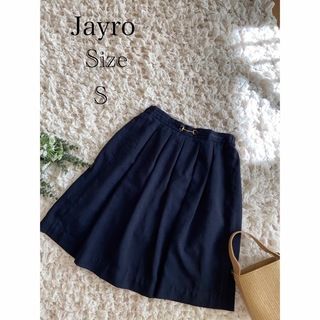 ジャイロ(JAYRO)のJayro ネイビー　フレアスカート　タッグ(ひざ丈スカート)