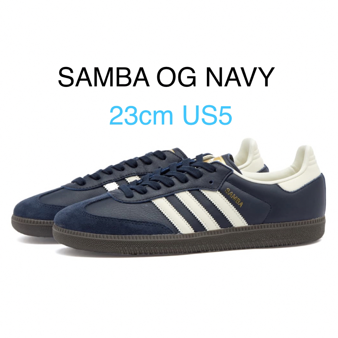 adidas(アディダス)のアディダス サンバ OG 23 adidas Samba OG Navy レディースの靴/シューズ(スニーカー)の商品写真