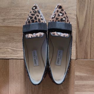 Jimmy Choo ジミーチュウ　オペラ　バレエ　フラット35ハーフ　美品