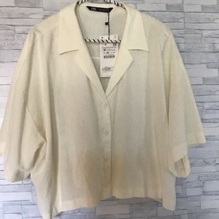 ザラ(ZARA)のZARAシャツ　オーバーサイズ(シャツ/ブラウス(長袖/七分))