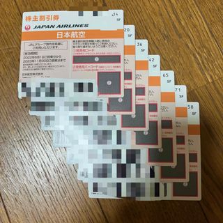 ジャル(ニホンコウクウ)(JAL(日本航空))のJAL 日本航空株主優待券７枚セット(その他)