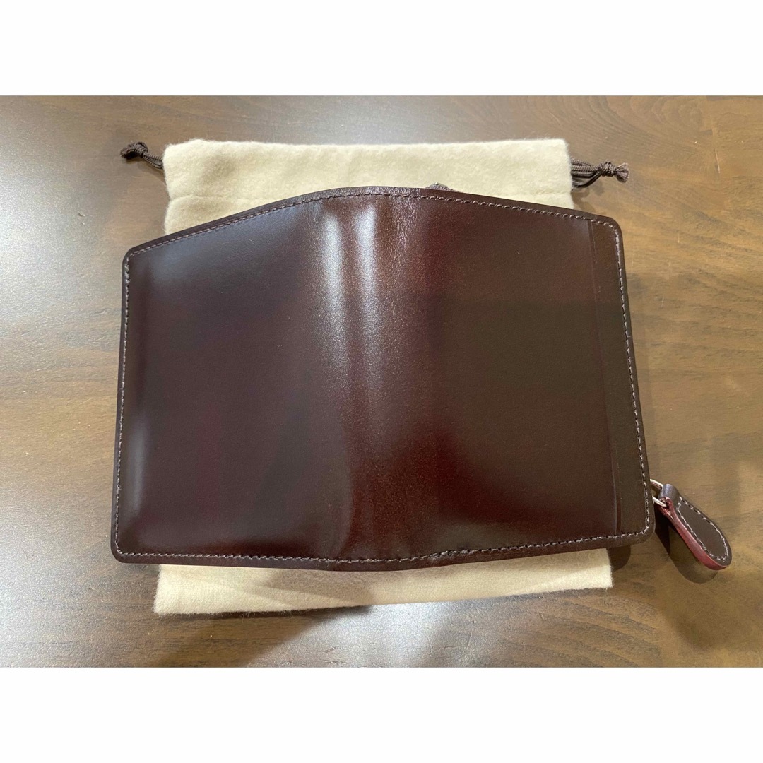GANZO(ガンゾ)のガンゾ コードバン Ｌファスナー二つ折り財布 メンズのファッション小物(折り財布)の商品写真
