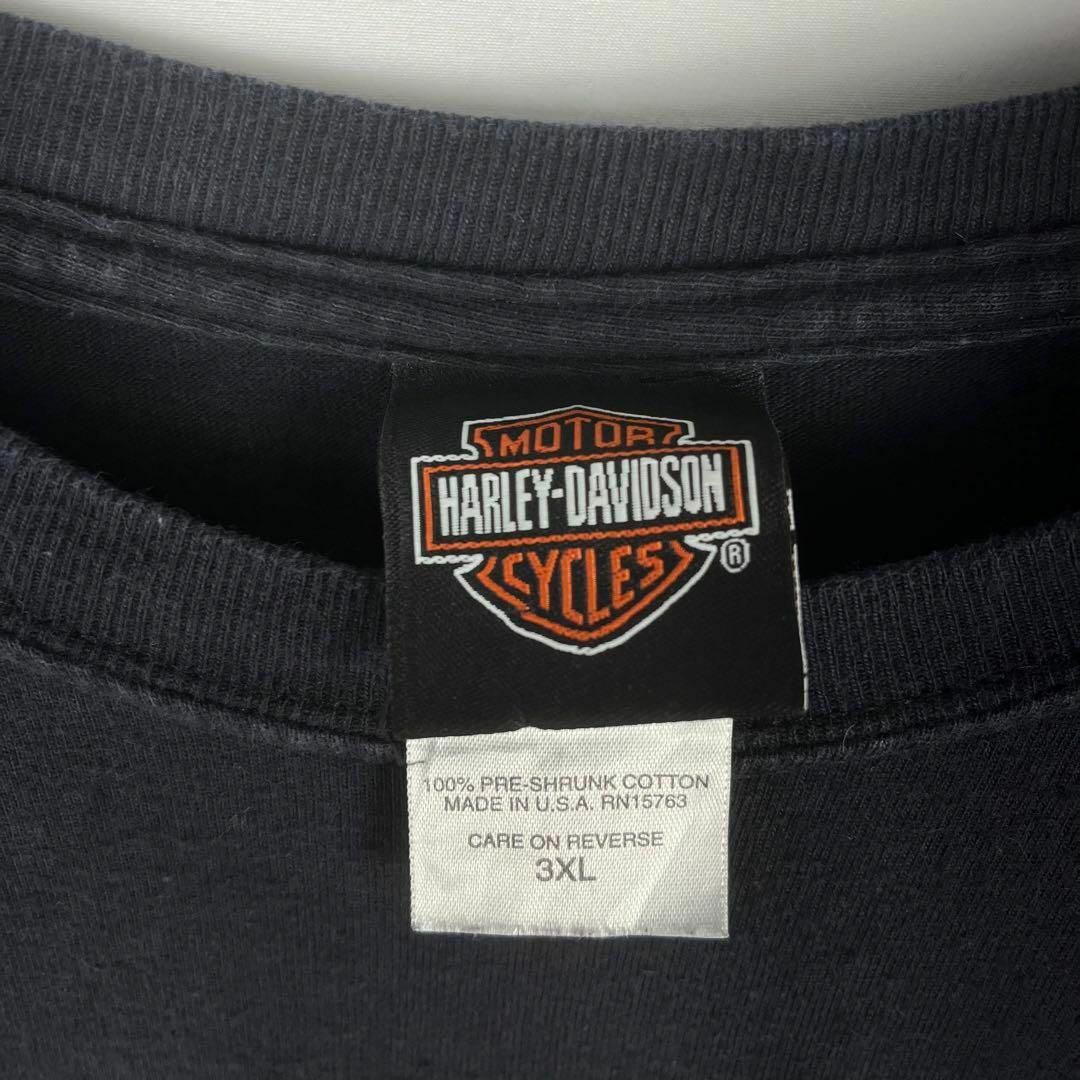 Harley Davidson(ハーレーダビッドソン)のハーレーダビッドソン Tシャツ ポケット 3XL ビッグシルエット バージニア メンズのトップス(Tシャツ/カットソー(半袖/袖なし))の商品写真