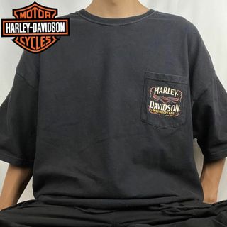 ハーレーダビッドソン(Harley Davidson)のハーレーダビッドソン Tシャツ ポケット 3XL ビッグシルエット バージニア(Tシャツ/カットソー(半袖/袖なし))