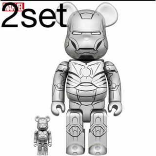 BE@RBRICK IRON MAN MARK II 100％ & 400％(アメコミ)